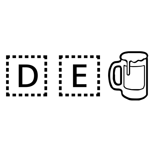 🇩🇪🍺 Emoji Domain black and white Symbola rendering
